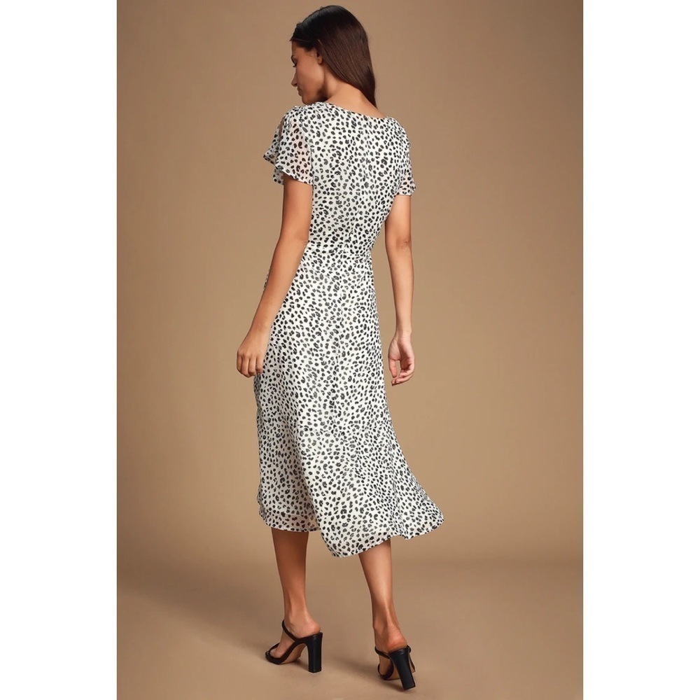 Lulu “Wild Ride” Leopard High Low Ruffle MaxiDress - Picture 2 of 9